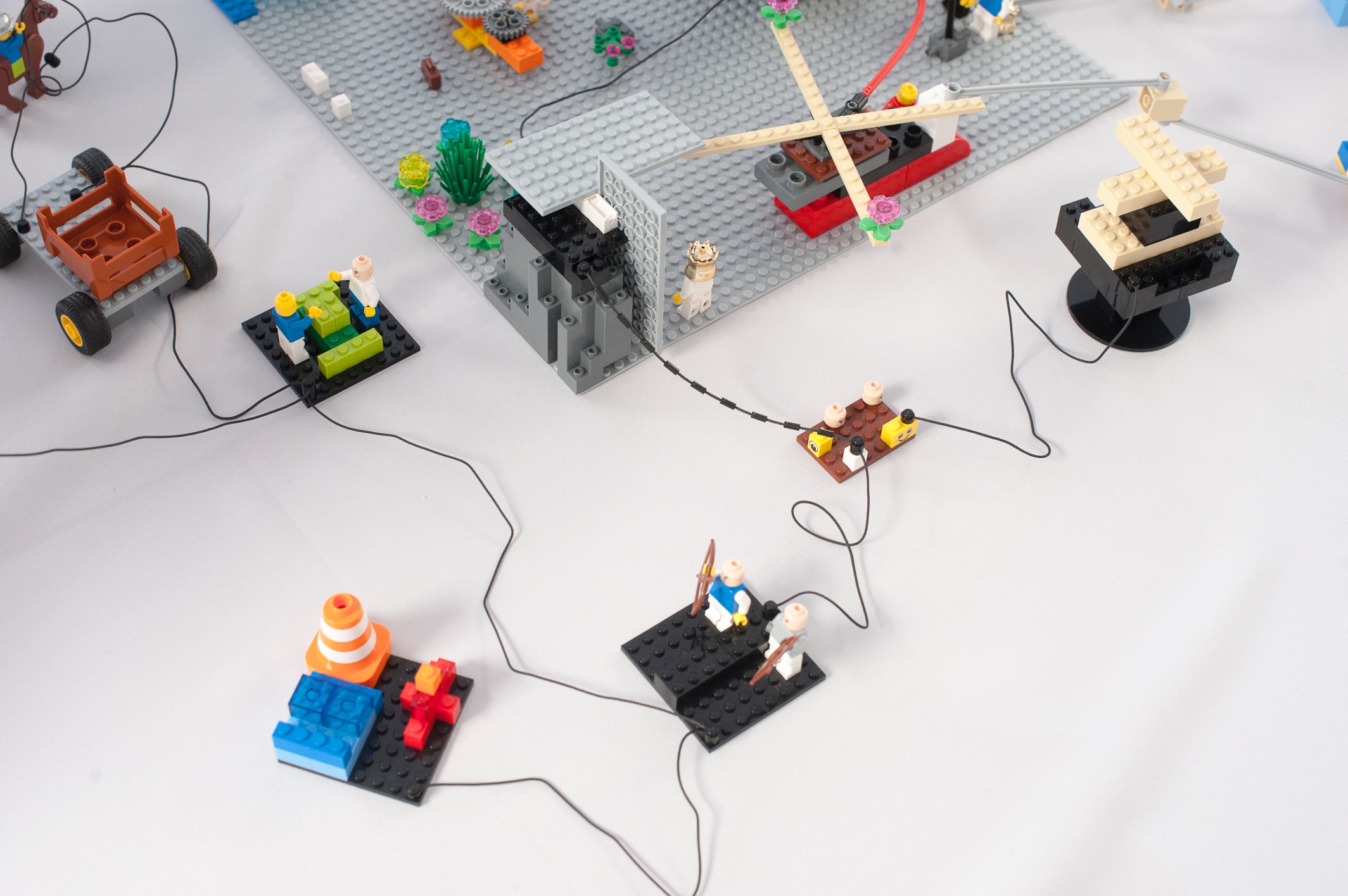 verbindingen bij een model volgens de Lego Serious Play methode